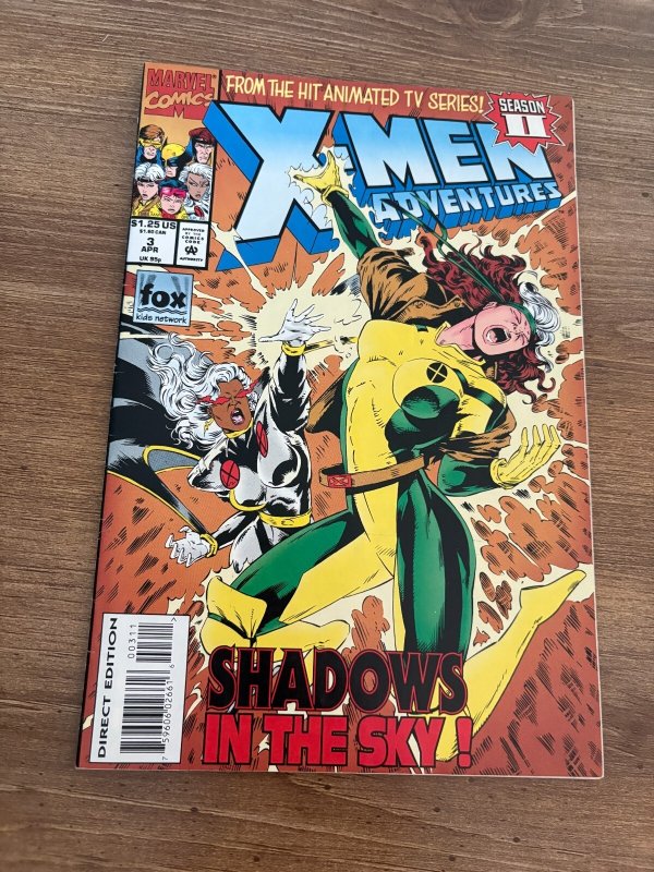 X-Men Adventures Season 2 # 3 NM- Marvel Comic Book Wolverine Gambit 21 J458