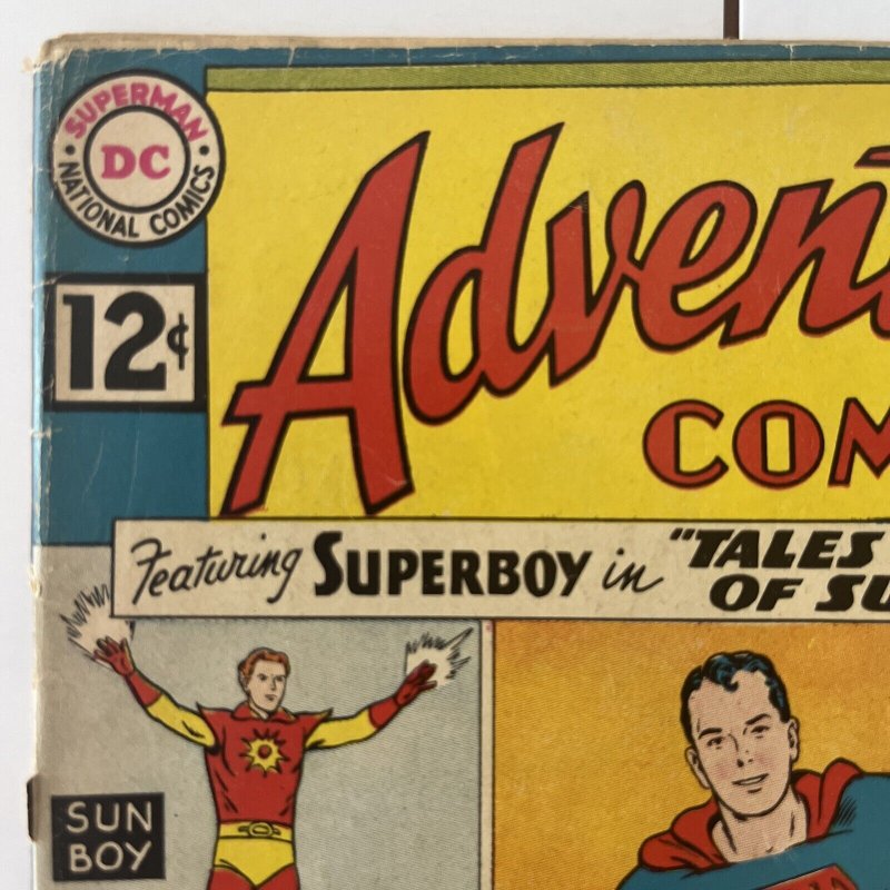 Adventure Comics 300 - Key Start Of Legion Of Superheroes. Cover split, Detached