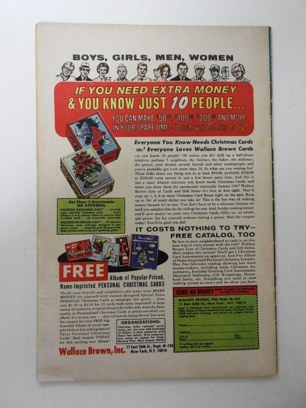 Thor #143 (1967) VG Condition moisture stain, tape pull bc