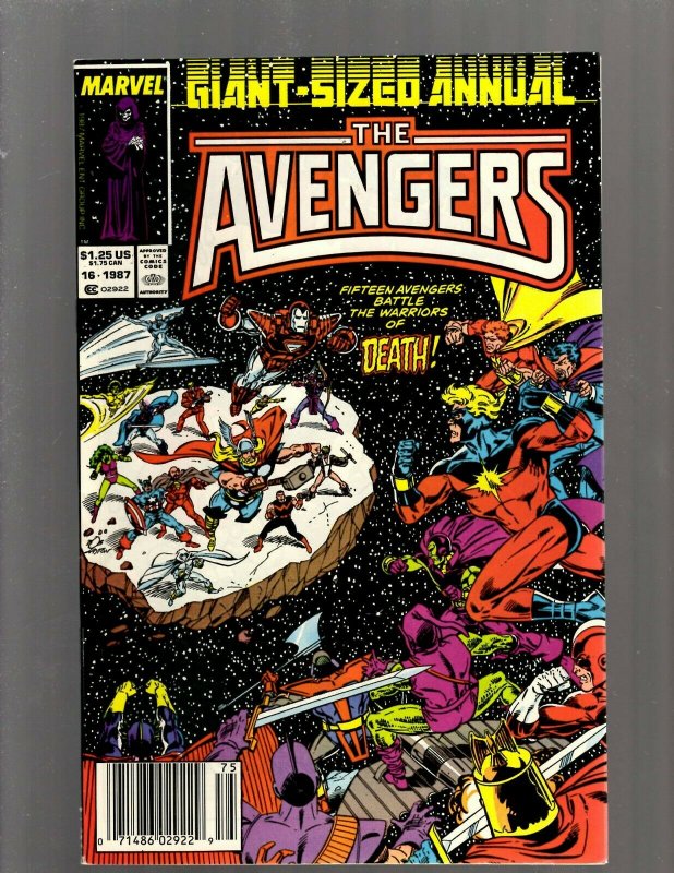 Lot of 9 The Avengers Marvel Comics #297 299 300 301 302 Annual #13 15 16 17 GB2