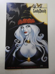 Lady Death: Visions #1 Bewitching Edition NM- Condition! Signed W/ COA!