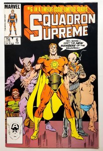 Squadron Supreme #6 (Feb 1986, Marvel) 4.0 VG