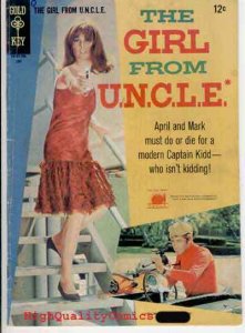 GIRL From UNCLE #3, Gold Key, VG+, McWilliams, Stephanie Powers, 1967