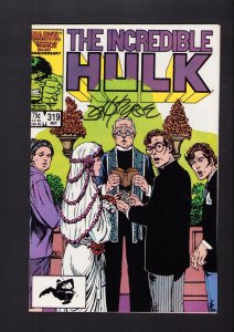 Incredible Hulk #319 - SIGNED BY JOHN BYRNE! (9.0/9.2) 1986