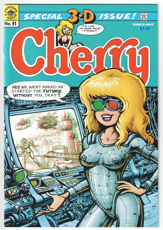 Cherry Poptart #11 (1990) 3-D ISSUE, GLASSES INCLUDED!
