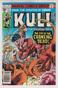 KULL the CONQUEROR #21, VF, Robert E Howard, 1971 1977, King, Destroyer