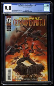 Star Wars: Crimson Empire II #5 CGC NM/M 9.8 White Pages
