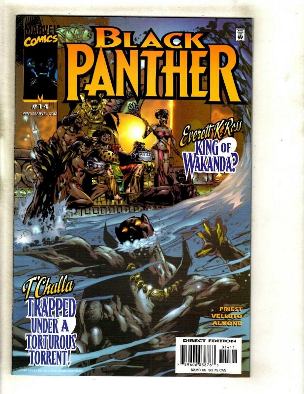 Lot Of 6 Black Panther Marvel Comic Books # 9 10 11 12 13 14 Wakanda GK2