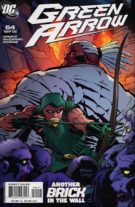 Green Arrow (2nd Series) #64 FN; DC | save on shipping - details inside