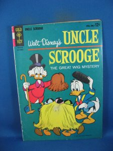 UNCLE SCROOGE 52  VG+ BARKS GREAT WIG MYSTERY 1964