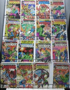 THE DEFENDERS (Marvel,1972) #30-152 MEGA-SET! Steve Gerber, Keith Giffen, HULK