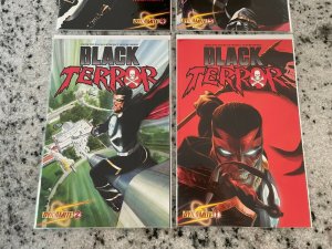 Lot Of 4 Black Terror Dynamite Comic Books # 1 2 3 4 Project Superpowers DH32 