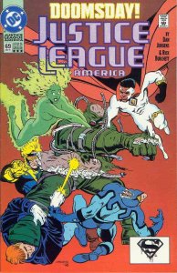 Justice League America #69 (3rd) VG ; DC | low grade comic Superman Doomsday Tie