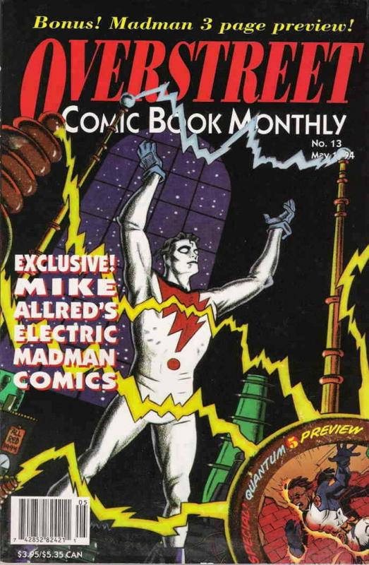 Overstreet’s Comic Book Monthly #13 VF/NM; Overstreet | save on shipping - detai