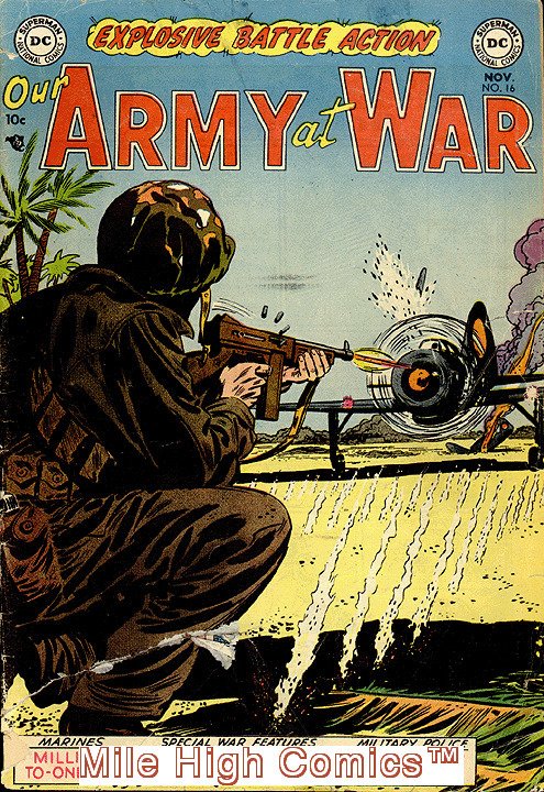 OUR ARMY AT WAR (1952 Series) #16 Good Comics Book