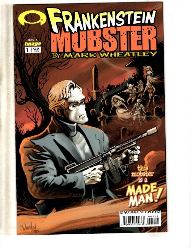 Lot Of 4 Frankenstein Mobster Image Comic Books # 1 (Cover A) 3 4 (2)  CR29 