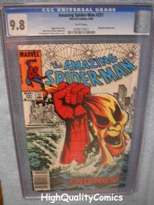 SPIDER-MAN #251, vs HobGoblin, Amazing, CGC 9.8, NM/M, WP, more CGC in store