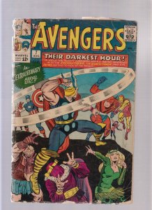 Avengers #7 - Jack Kirby Cover (2.0) 1964