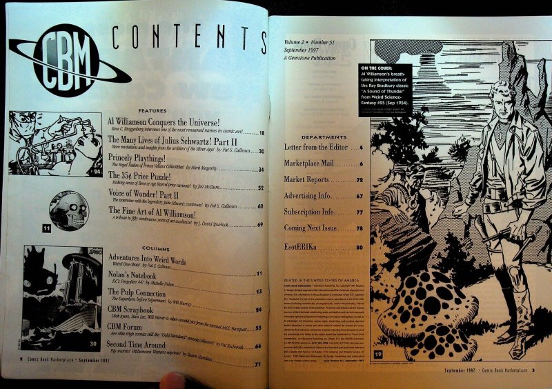 Comic Book Marketplace 51 Julius Schwartz Al Williamson