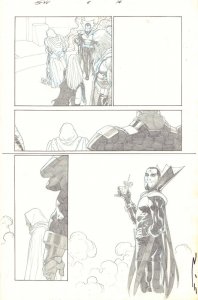 Secret Wars #6 p.14 - God Emperor Doom, Mister Sinister - 2015 art by Esad Ribic