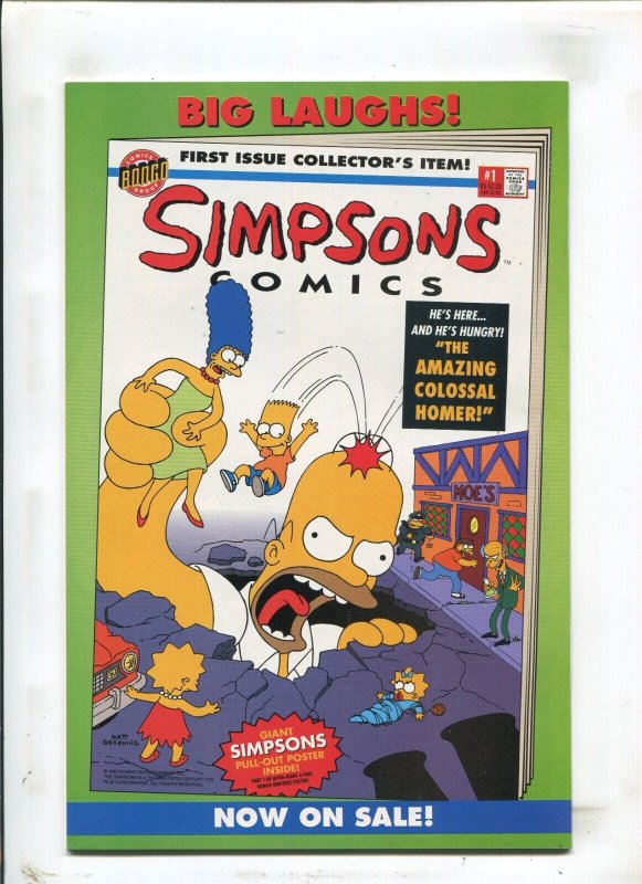 Itchy & Scratchy #1 - Poster Included / Bongo Comics (9.2) 1993