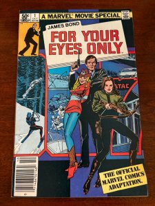 James Bond 007 For Your Eyes Only # 1 VF/NM Marvel Comic Book 11 J300