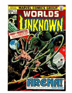 WORLDS UNKNOWN  4  FINE Fredric Brown Adaption!