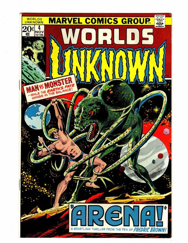 WORLDS UNKNOWN  4  FINE Fredric Brown Adaption!