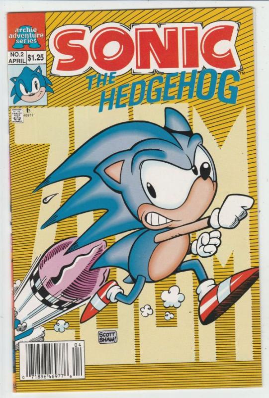 Sonic the Hedgehog #2 (Apr-93) NM Super-High-Grade Sonic the Hedgehog