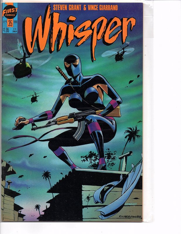 First Comics Whisper #35 & 36 NM Steven Grant