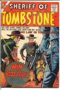 Sheriff of Tombstone #3  1959 - Charlton  -FN - Comic Book