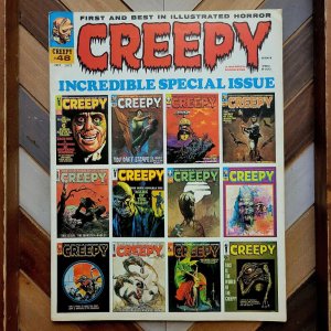 CREEPY #48 VG/FN (Warren 1972) 1st Series ANNUAL SPECIAL! Cover Montage & PINUP!