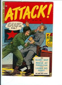 Attack Vol. 1 No. 8 - Golden Age - July 1953 Fine