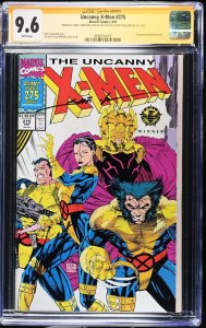 Uncanny X-Men (1991) #275 (CGC 9.8 SS) Signed Jim Lee Scott Williams Claremont