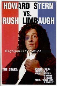 HOWARD STERN vs RUSH LIMBAUGH #1, NM+, Photo Cover, 1994