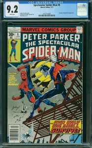 Spectacular Spider-Man #8 (1977) CGC 9.2 NM-