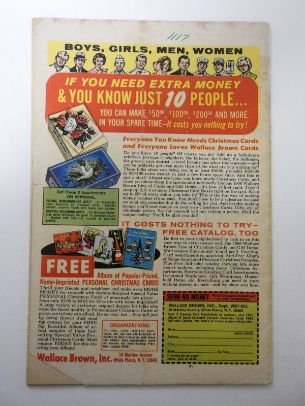 Thor #155 (1968) VG- Condition ink front/back cover