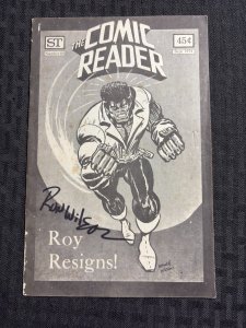 1974 THE COMIC READER Fanzine #110 VG 4.0 Luke Cage Cover SIGNED by Ron Wilson