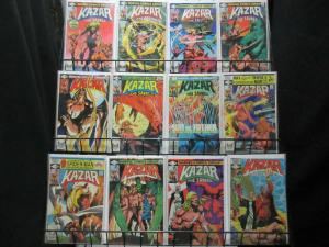 KAZAR (1981 SERIES) 1-34 JUNGLE FUN BY MARVEL Complete!