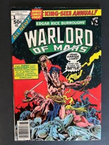 John Carter Warlord of Mars Annual #1 (1977) - VF+