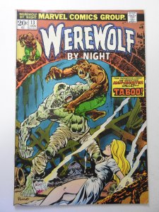 Werewolf by Night #13 (1974) FN Condition!