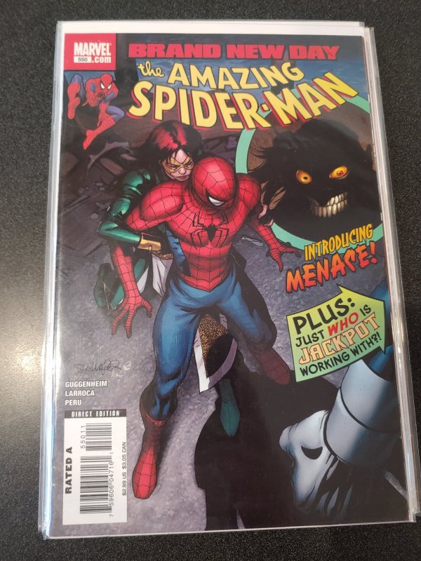 Amazing Spider-Man vol 1 # 550 Marvel NM 1st Print 1st App of Menace Key