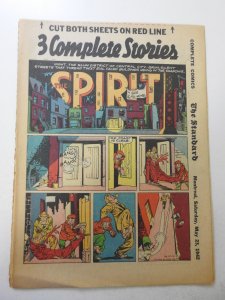 The Spirit #104 (1942) Newsprint Comic Insert Rare!