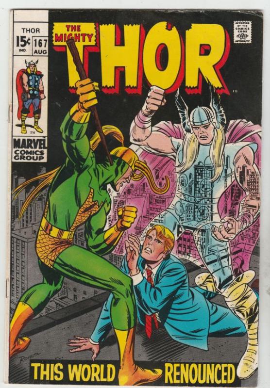 Thor, the Mighty #167 (Aug-69) VF/NM High-Grade Thor