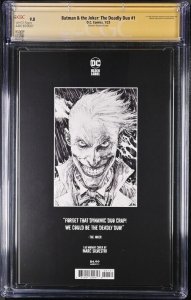 Batman & The joker : The Deadly Duo (2023) #1 (CGC 9.8 SS) Signed Marc Silvestri