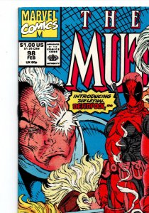 The New Mutants #98 - 1st appearance Deadpool - KEY - 1991 - VF/NM 