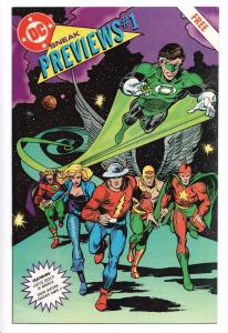Sneak Previews #1 - JSA / Green Lantern / Emerald Dawn (DC, 1991) - VF