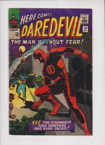 DAREDEVIL-V1-#10--1965-THE STRANGEST FOE--ALL SILVER
