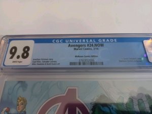 Avengers 24.NOW - J Scott Campbell - Midtown Comics Exclusive - 2014- CGC 9.8