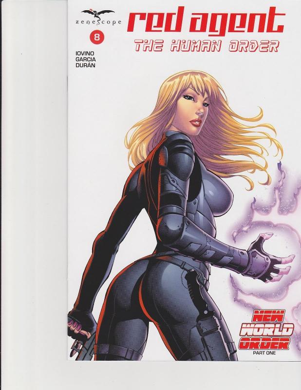 Red Agent Human Order #8 Cover D Zenescope Comic GFT NM Rei